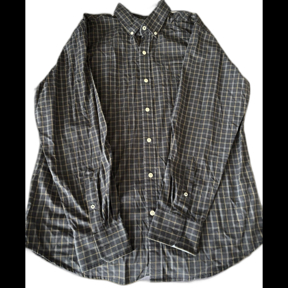 Izod Button Down Shirt Long Sleeve Size Large